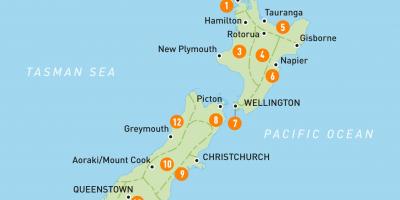 Auckland di selandia baru peta